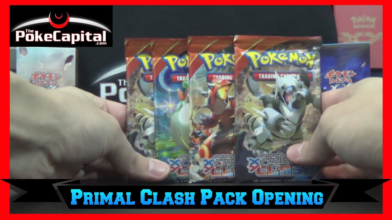 Pokemon Pack Opening - XY Primal Clash Packs from League Challenge