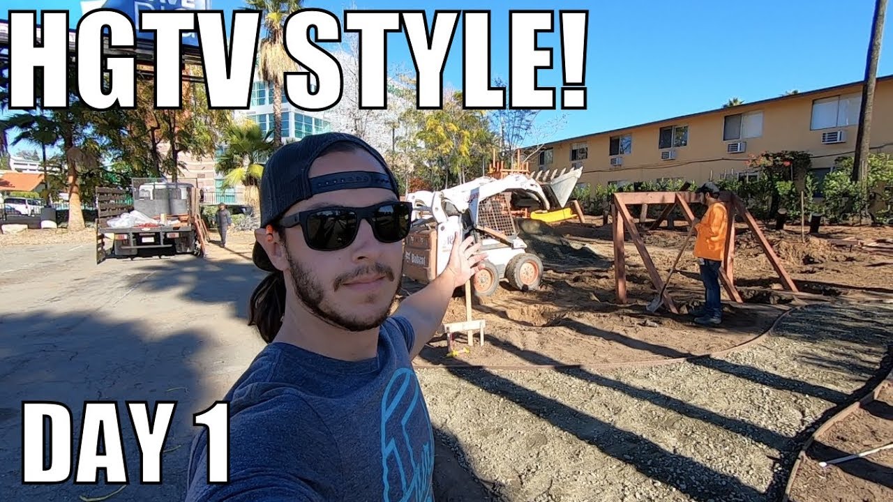 WE HAVE TO BUILD A PARK IN 2 DAYS! (Day 1)