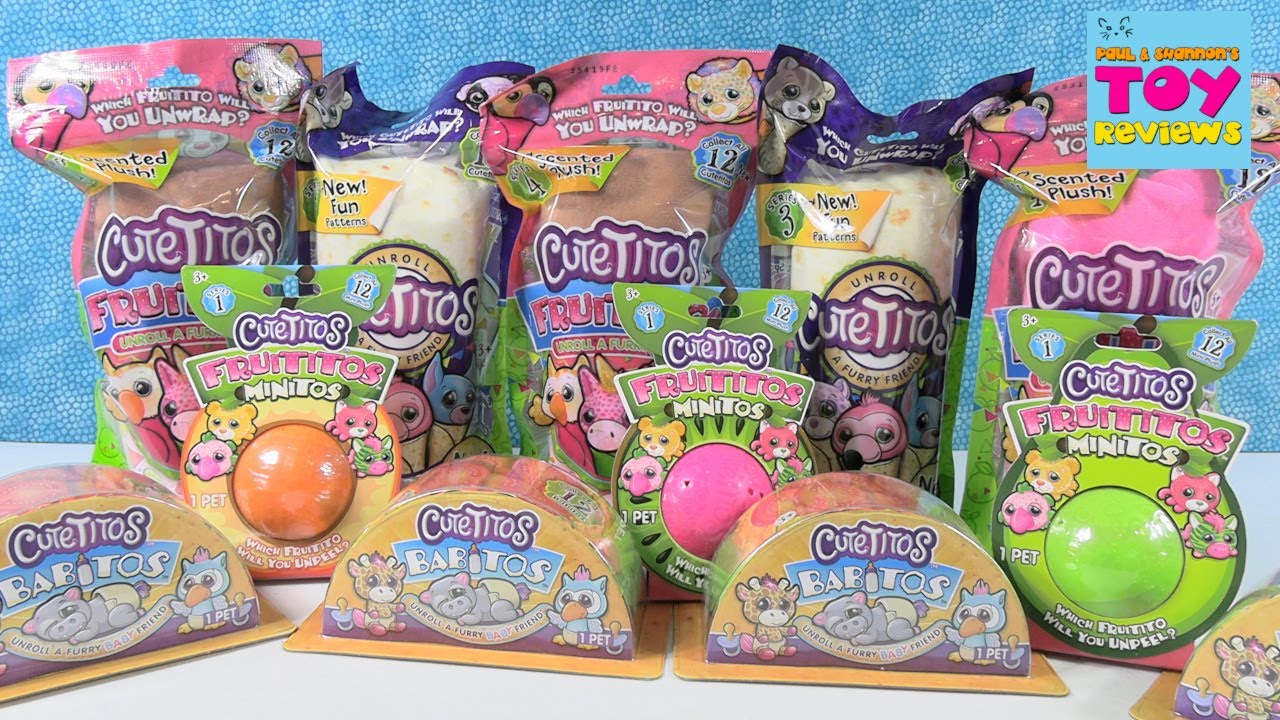 Cutetitos Babitos Fruititos Plush Palooza Opening | PSToyReviews