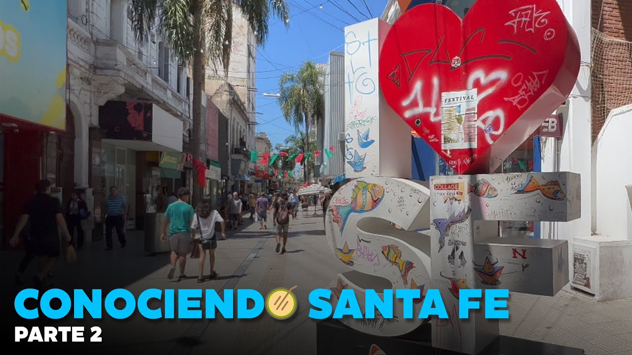 CAMINANDO por el CENTRO DE SANTA FE y conociendo más calles ARGENTINAS