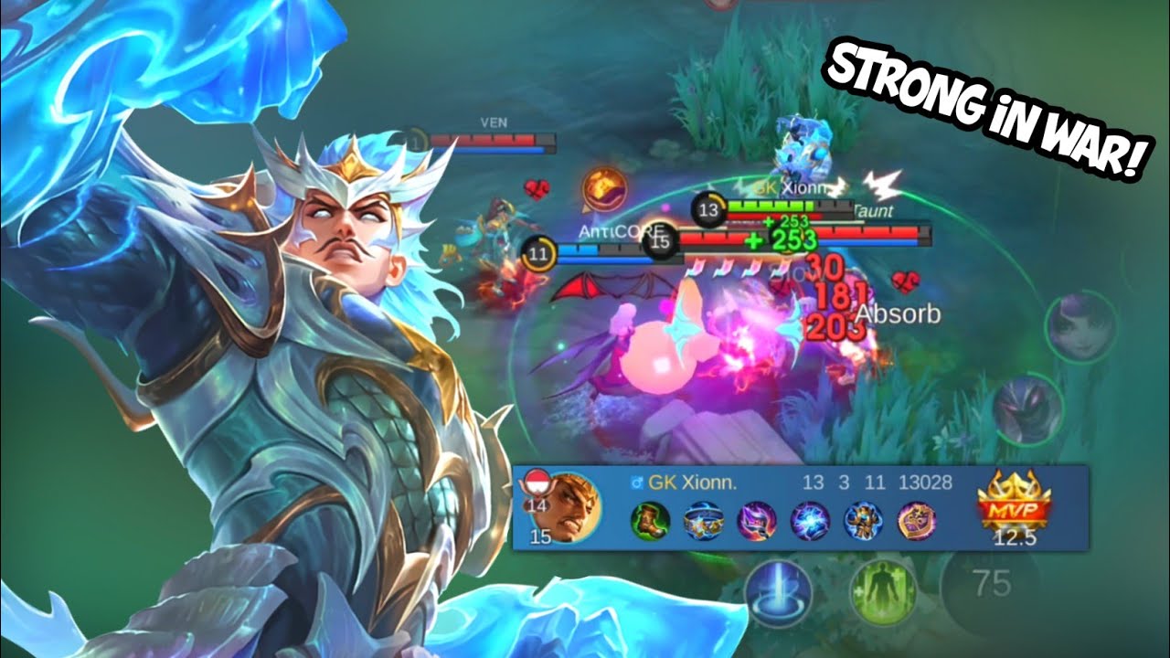 100% Sustain And Damage Gatotkaca Exp Lane! | Gatotkaca Mobile Legends |