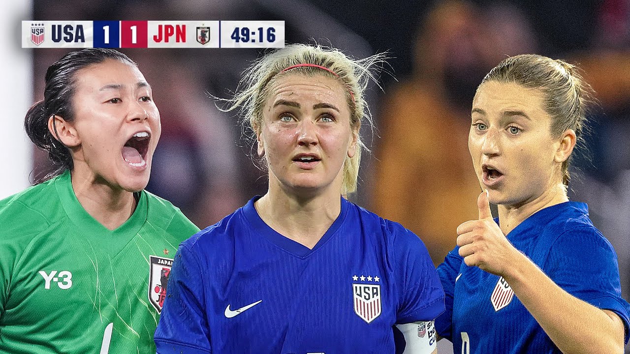 USA vs Japan - 2025 SheBelieves Cup Final – ALL GOALS & HIGHLIGHTS ⚽🔥