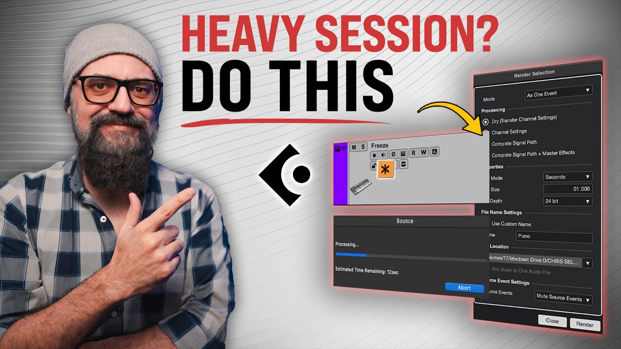 CPU Overload? This Cubase COMMIT Move Saves Sessions