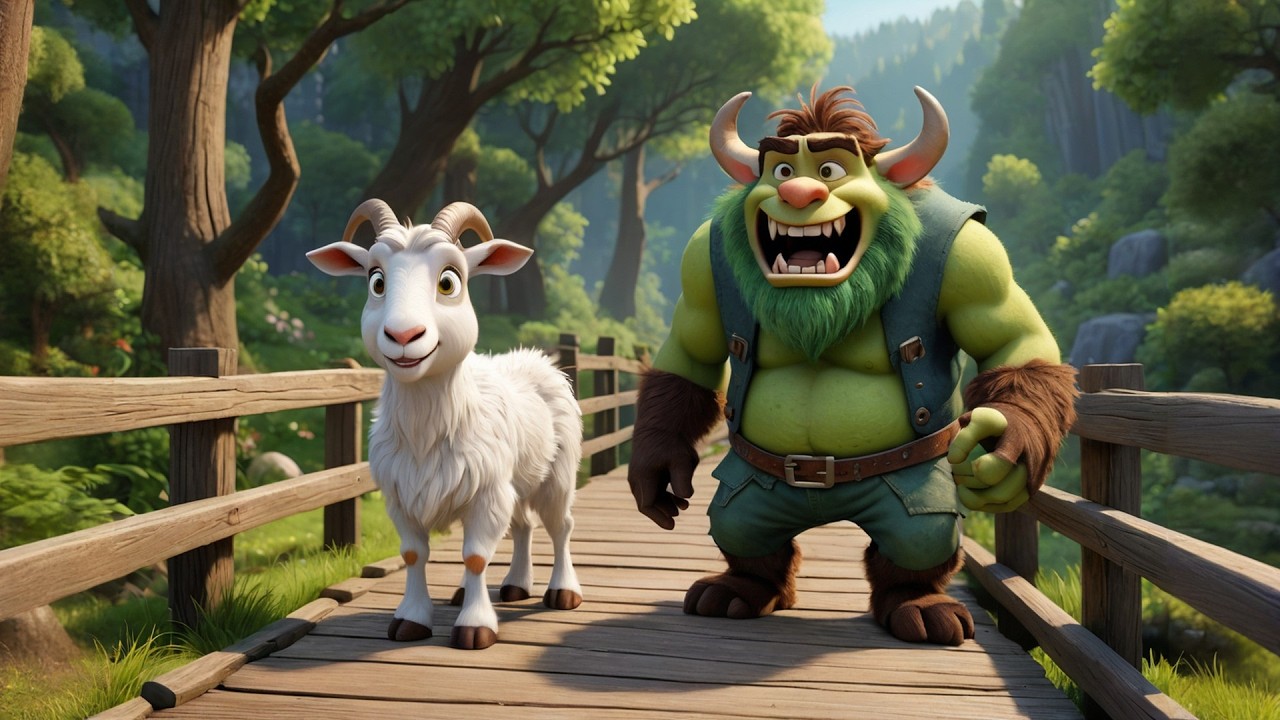 The Three Billy Goats Gruff 🐐 | Best Classic Fairy Tales & Bedtime Kids story in English