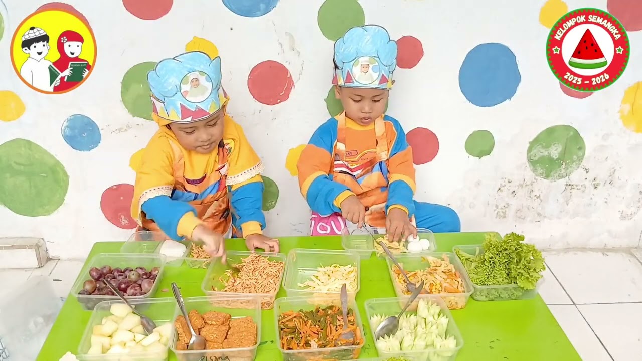2025 | KEL. SEMANGKA | Puncak Topik Diriku Sendiri (Membuat Bekal Sehat) | #anak #coockingclass