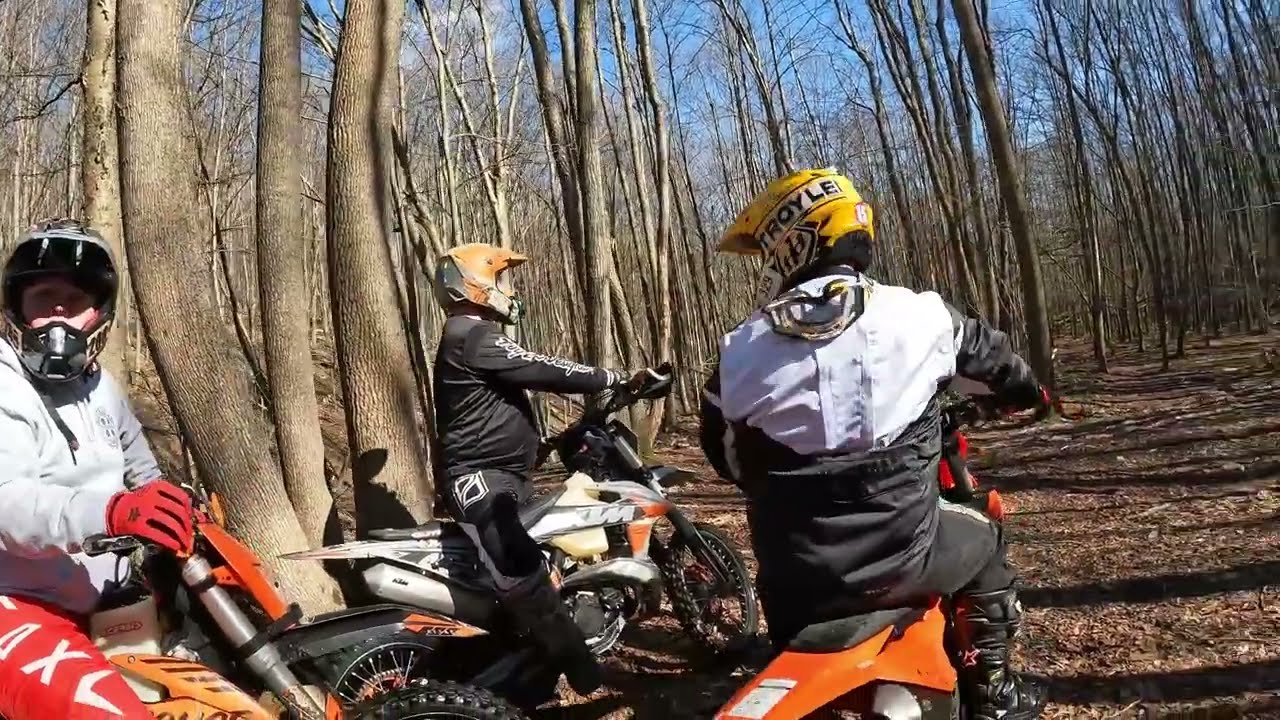 Dirt bike winter ride! - Nice weather for February