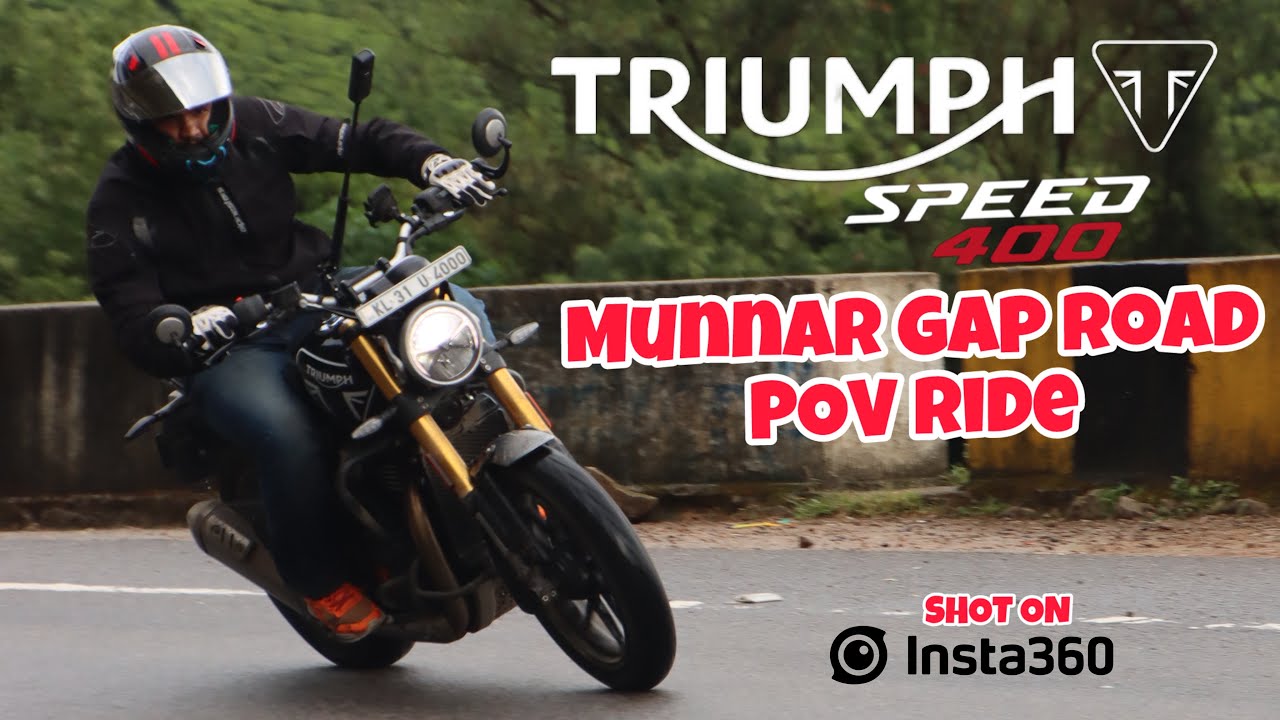 Triumph Speed 400 POV Ride | Munnar Gap Road |