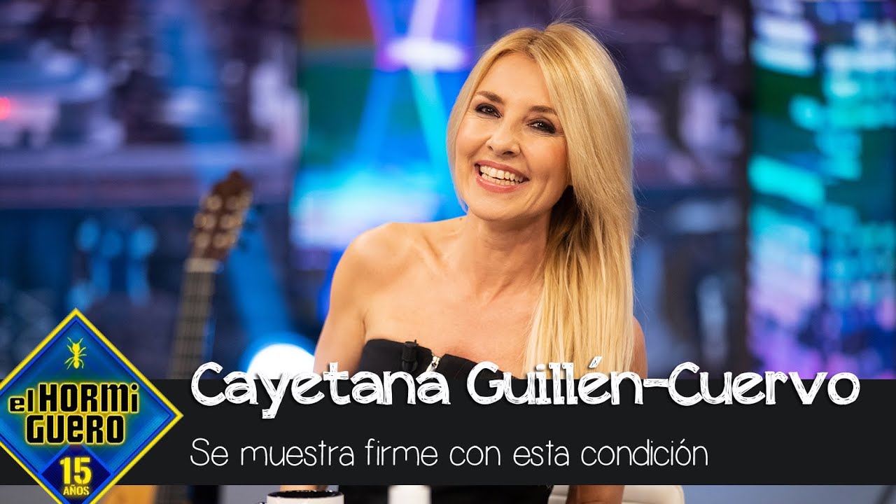 El requisito fundamental para Cayetana Guillén-Cuervo para hacer una escena de cama - El Hormiguero