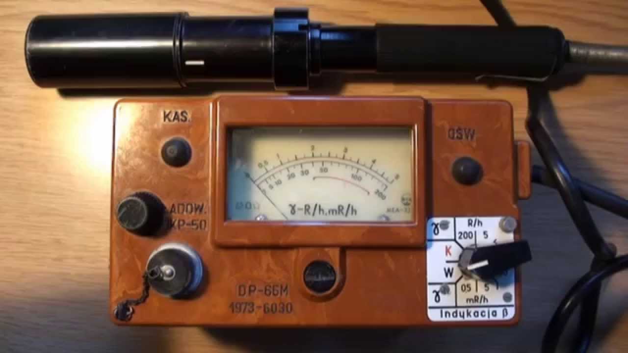 Obsługa - Rentgenoradiometr DP-66m