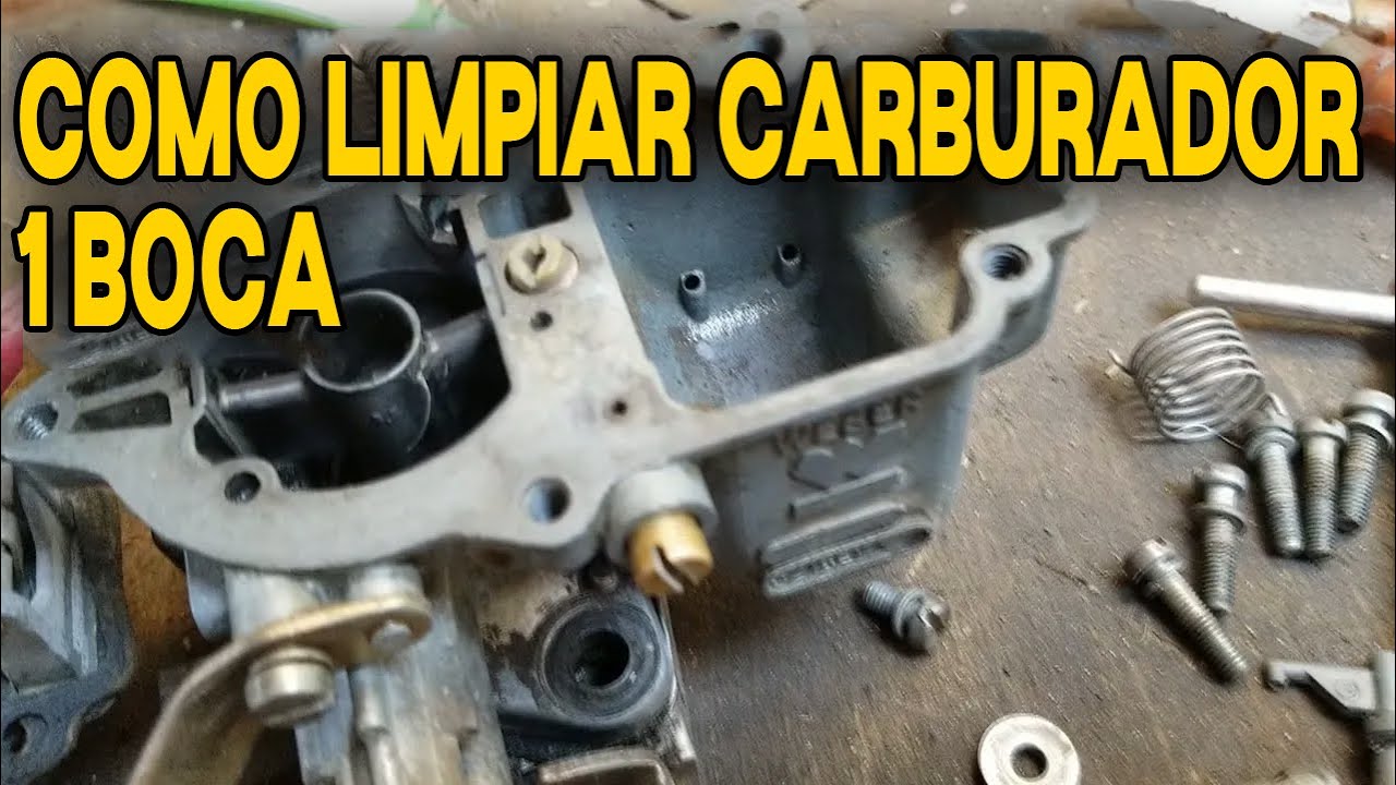 Como limpiar carburador weber 32 icev 1 boca fiat 147 128