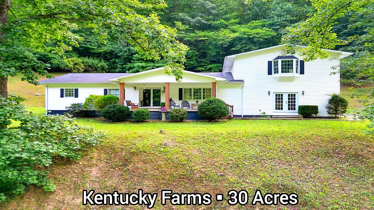 Kentucky Farms On 30 Acres For Sale | $259k | KY Houses For Sale | Fixer Upper Kentucky Property