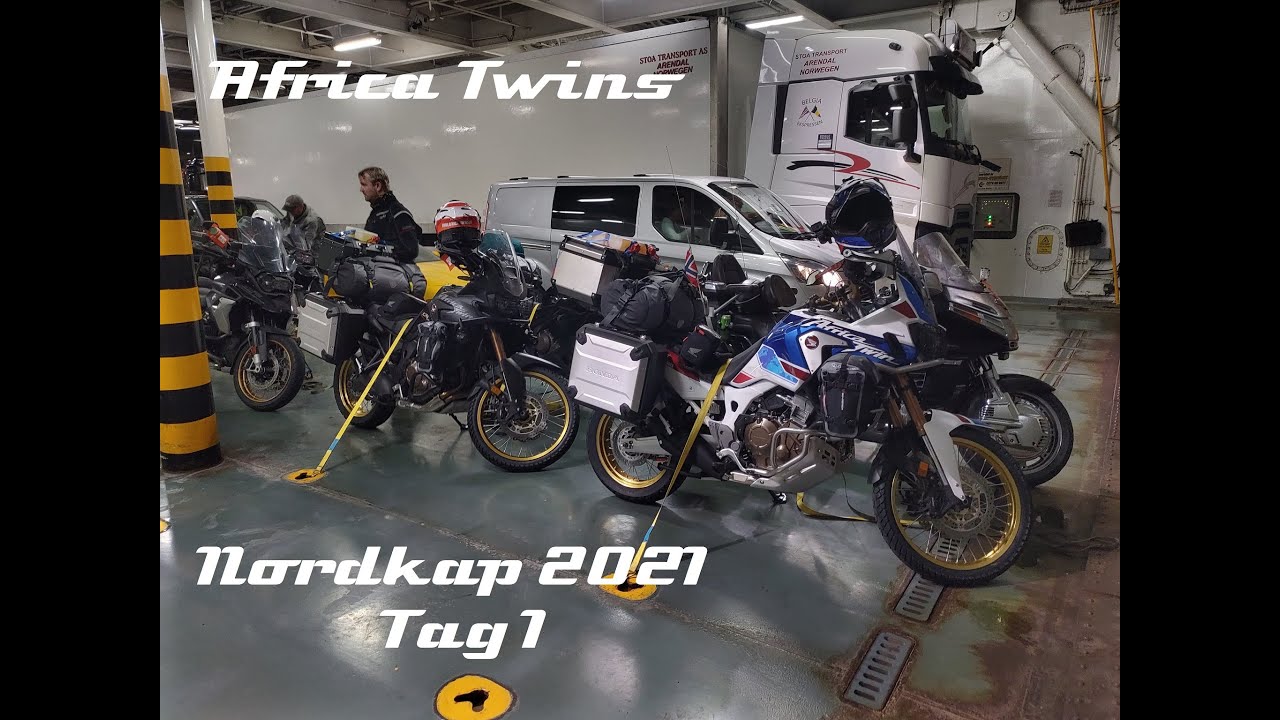 Norwegen 2021 // Africa Twin // Tag 1 // Kristiansand - Hirthals // Nordkap