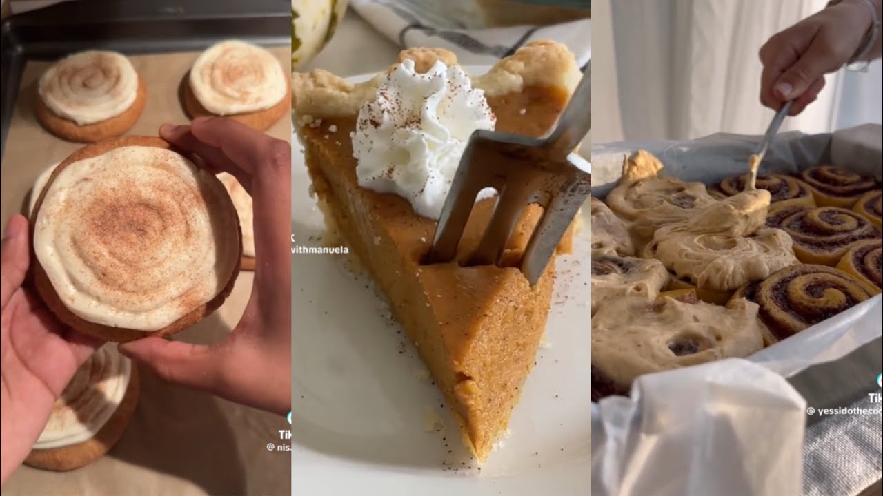Fall baking TikTok compilation 🍂