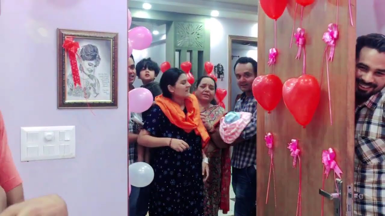 The Grand Welcome of Our 👑 princess 
Part-2