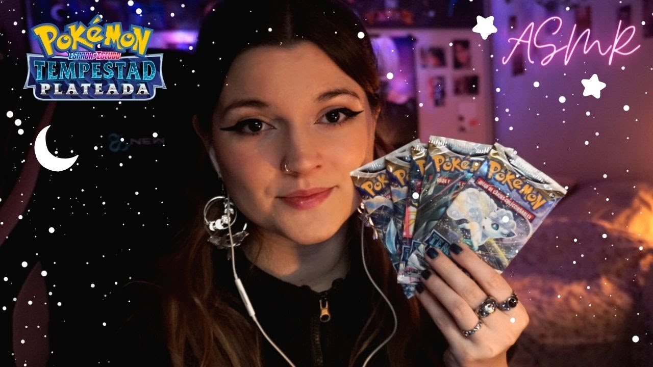 ASMR ❄️ Apertura de cartas Pokémon TCG colección 