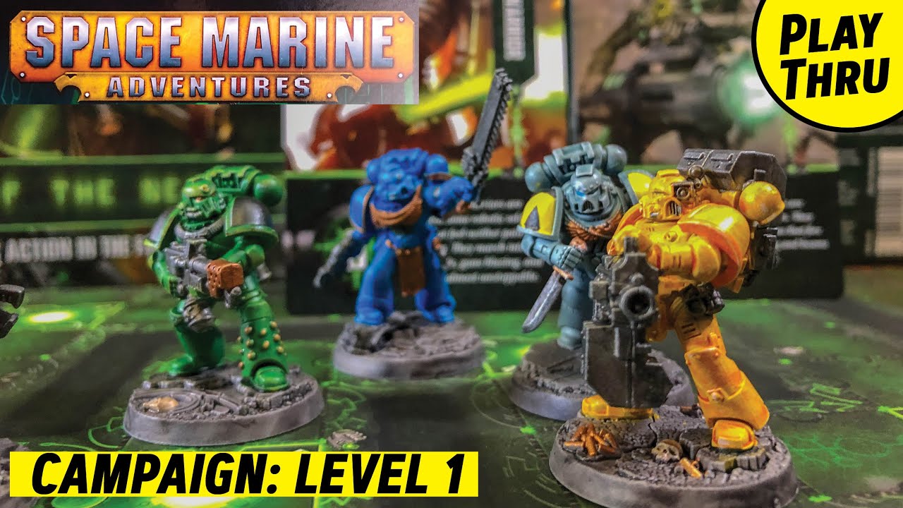 How to Play SPACE MARINE ADVENTURES: Labyrinth of the Necrons - Level 1