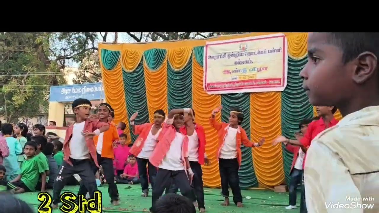# 2 Std Boys dance Performance #Annual day 2025-2026 # Pups Kallagam