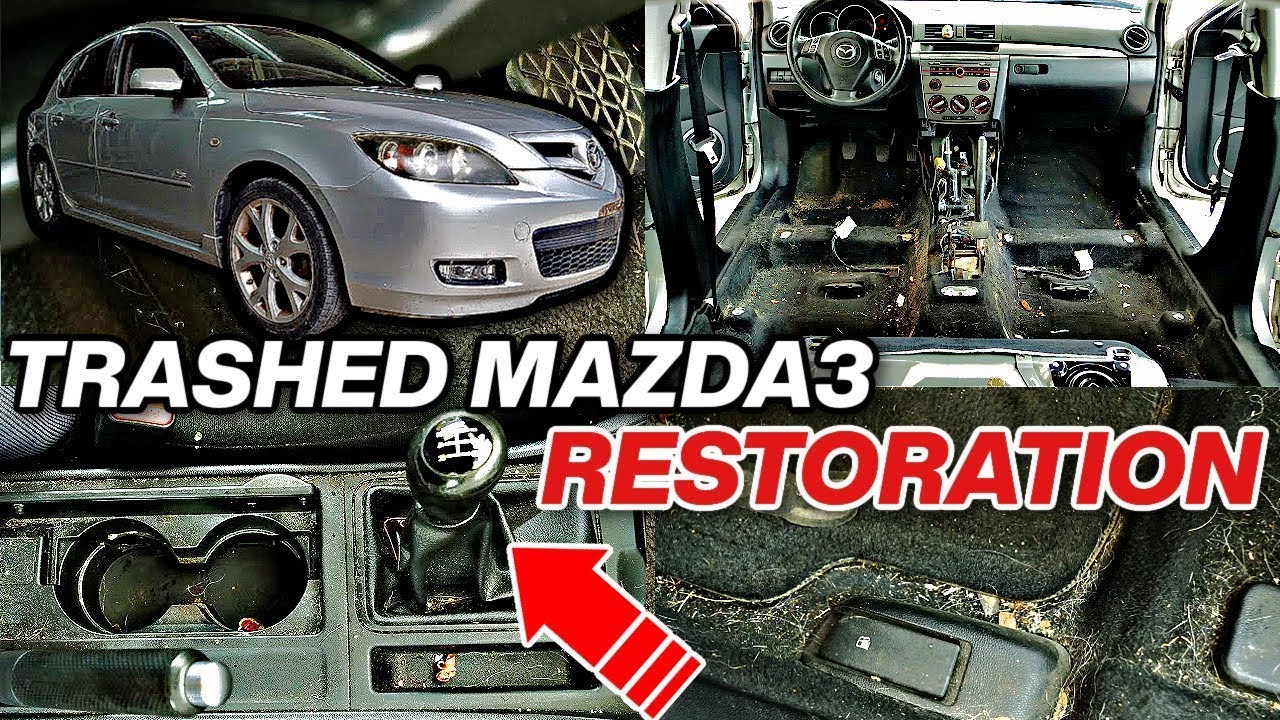 Mazda 3 ASMR Interior Car Detailing - Full Restoration