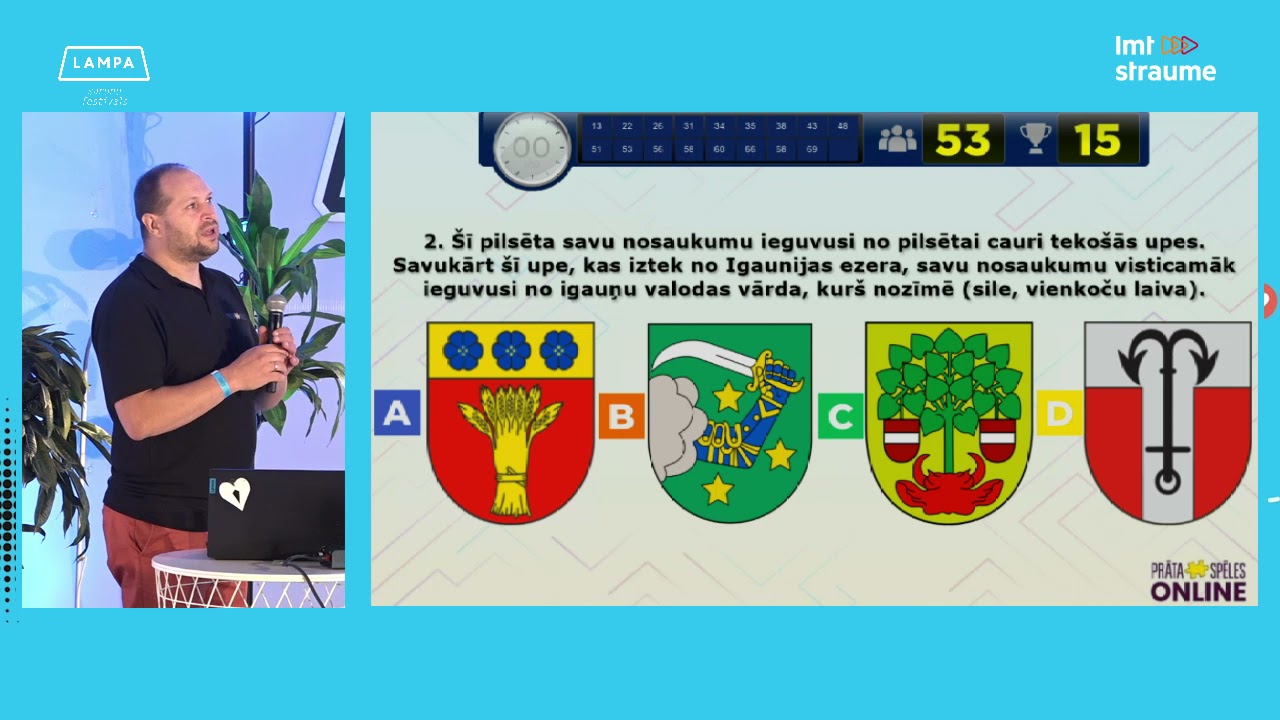 Izklaidējo&scaron;a erudīcijas spēle 