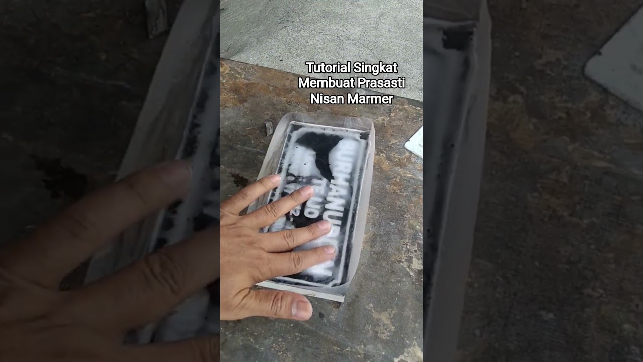 Tutorial Singkat Membuat Prasasti Nisan Marmer 