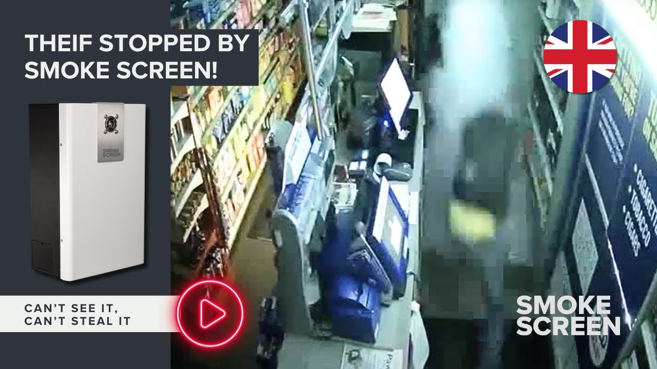 Smoke Screen Petrol Station Success - Robbery Stopped as Thief Leaves Empty Handed!