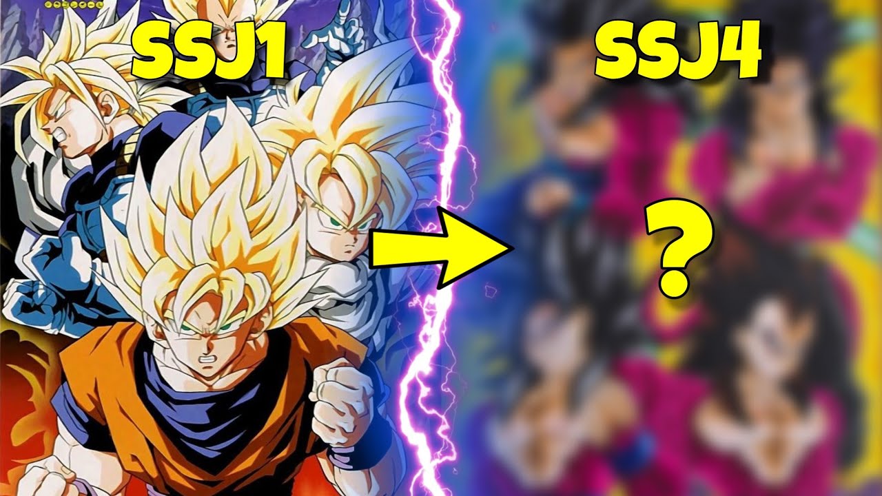 Drawing Goku, Vegeta, Gohan & Trunks SSj4 | Commission #184