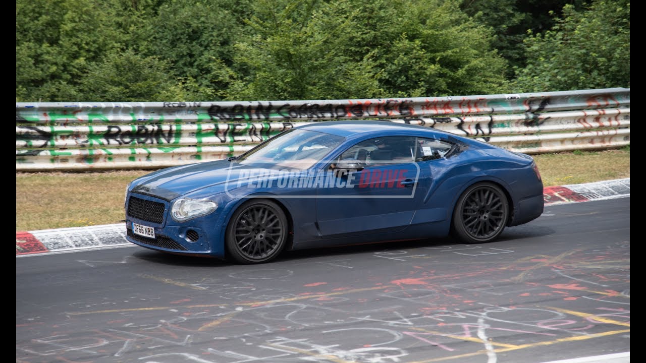 2018 Bentley Continental GT spotted at Nurburgring with new W12