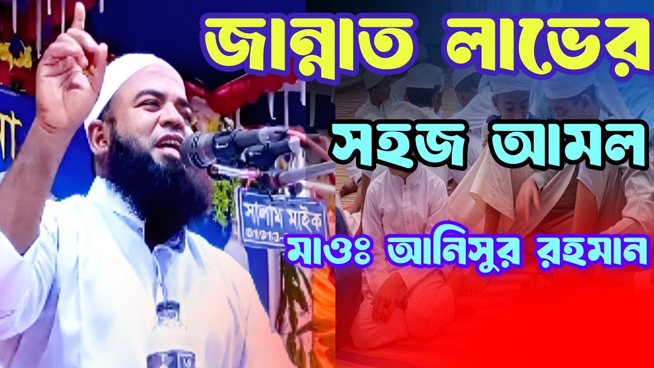জান্নাত লাভের সহজ আমল // Maulana Anisur Rahman 