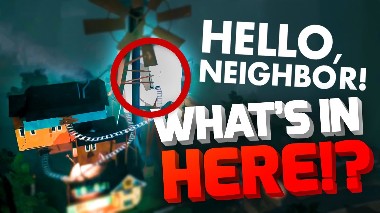 Hello Neighbour COVERED ROOM!? Hello Neighbor Alpha 3 Update - Secret Rooms and Train Tracks - Find