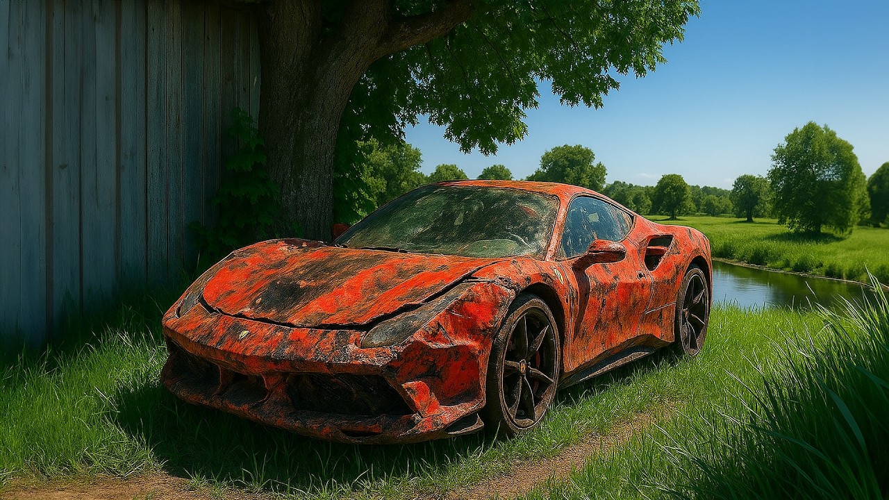 AM GASIT un FERRARI ABANDONAT! *L-AM FACUT ca NOU*