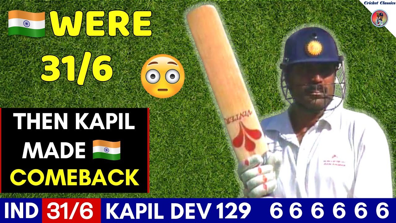 India were 31/6 THEN Kapil Dev's Brutal 129 Single-Handedly Leads India's Fightback 😱🔥 | Ind vs SA