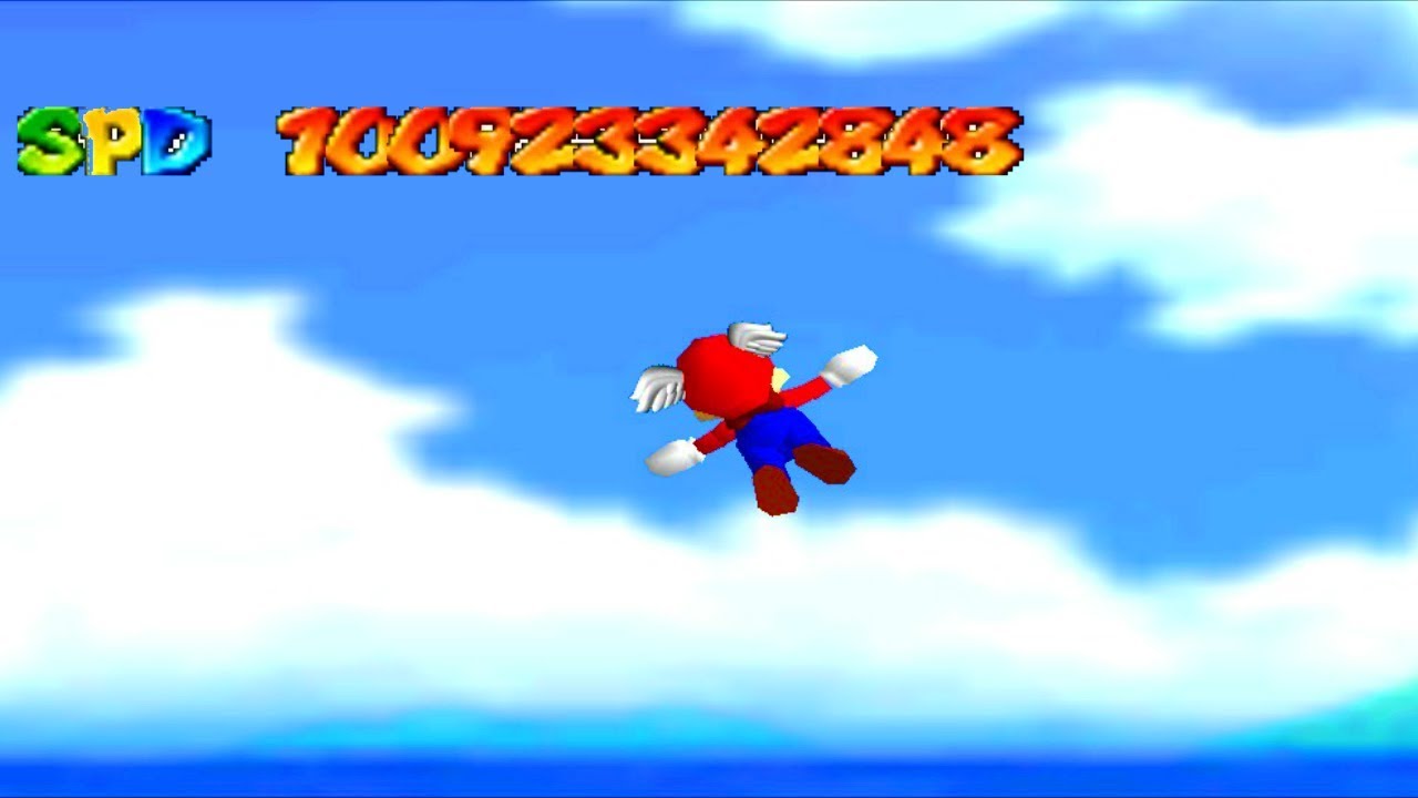 Flying Speed Values in Super Mario 64