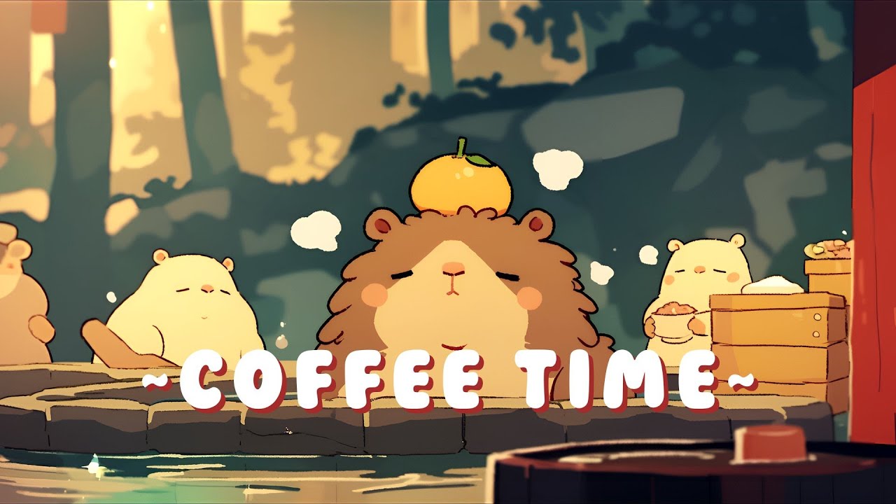 [Extended Mix] Capybara Study Beats - Calm Music for Focus & Study ~ Relaxing Vibes ~ 🦫 🍵 ✨