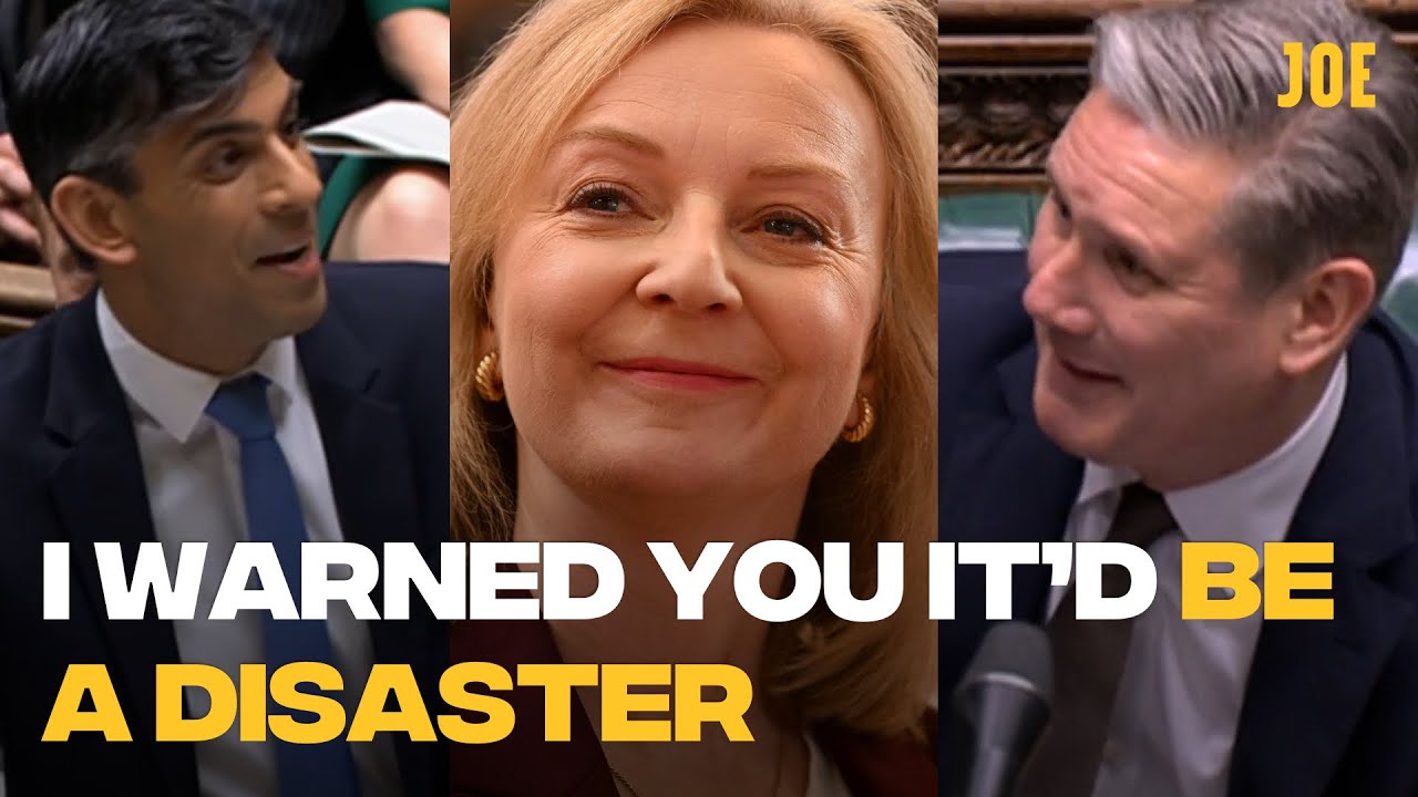 Риши Сунак стреляет в Лиз Трасс в странном моменте PMQs