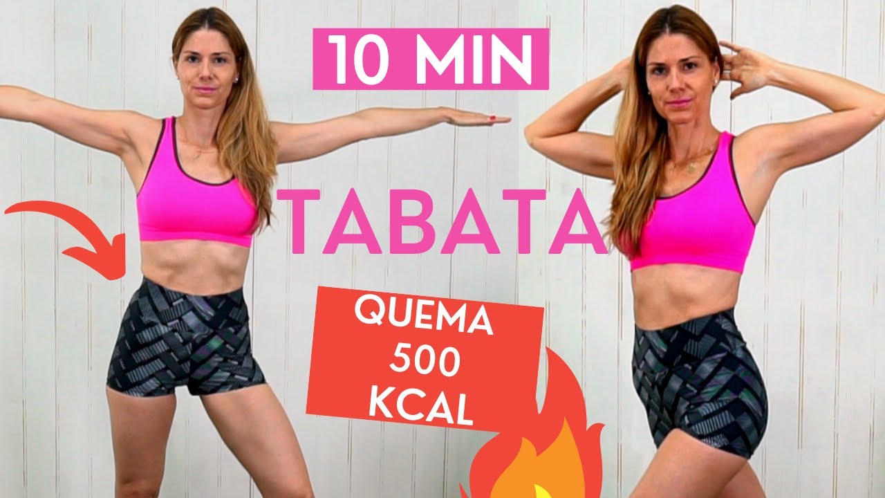 10-МИНУТНАЯ СИСТЕМА ТАБАТА 💥 ИНТЕНСИВНАЯ ТРЕНИРОВКА ДЛЯ ПОХУДЕНИЯ *СЖИГАЕТ 500 КАЛОРИЙ* ДОМА ДЛЯ ...