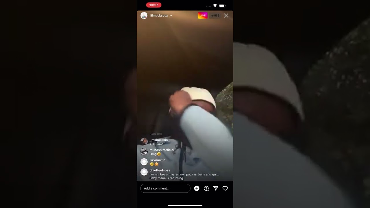 Lil Mack’s Previews a new song in Instagram Live (Ride)