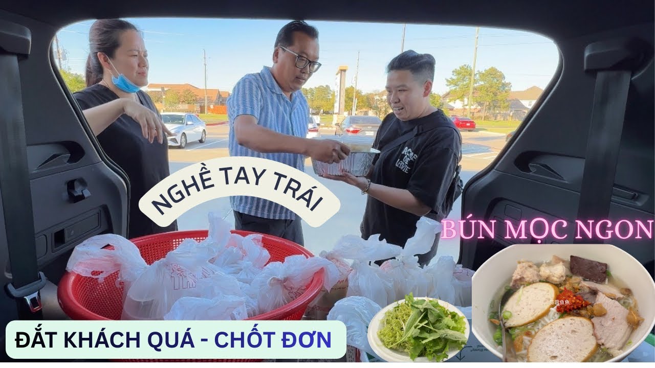 Nghề Tay Trái Ở Mỹ: Làm Shipper Giao Chè Khúc Bạch Bán Tại Tiệm Nail & Trổ Tài Nấu Bún Mọc.