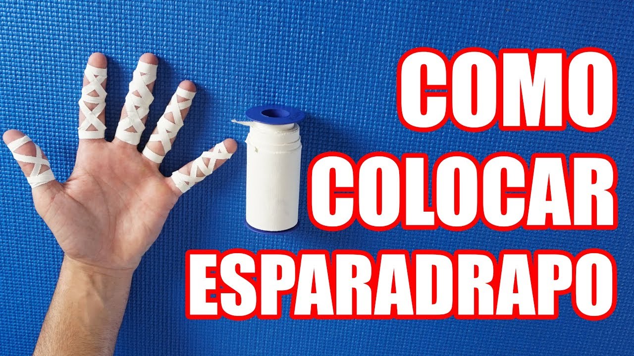 COMO USAR ESPARADRAPO NOS DEDOS - JIU JITSU