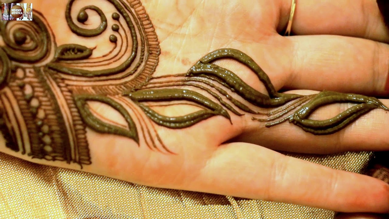 Unique Mehndi Tattoo For Palm | MehndiArtistica
