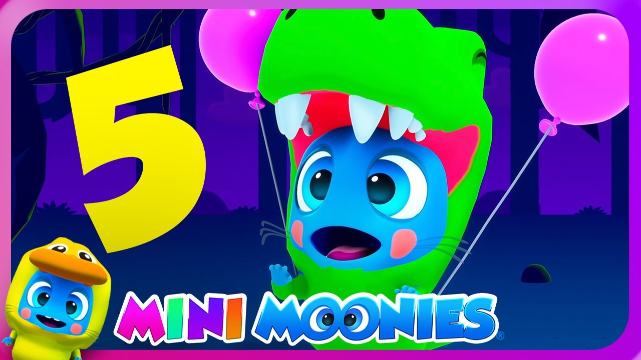 🦖 Move your body with Moon-Rex the dinosaur & More! ⭐️ Songs for kids by The Mini Moonies