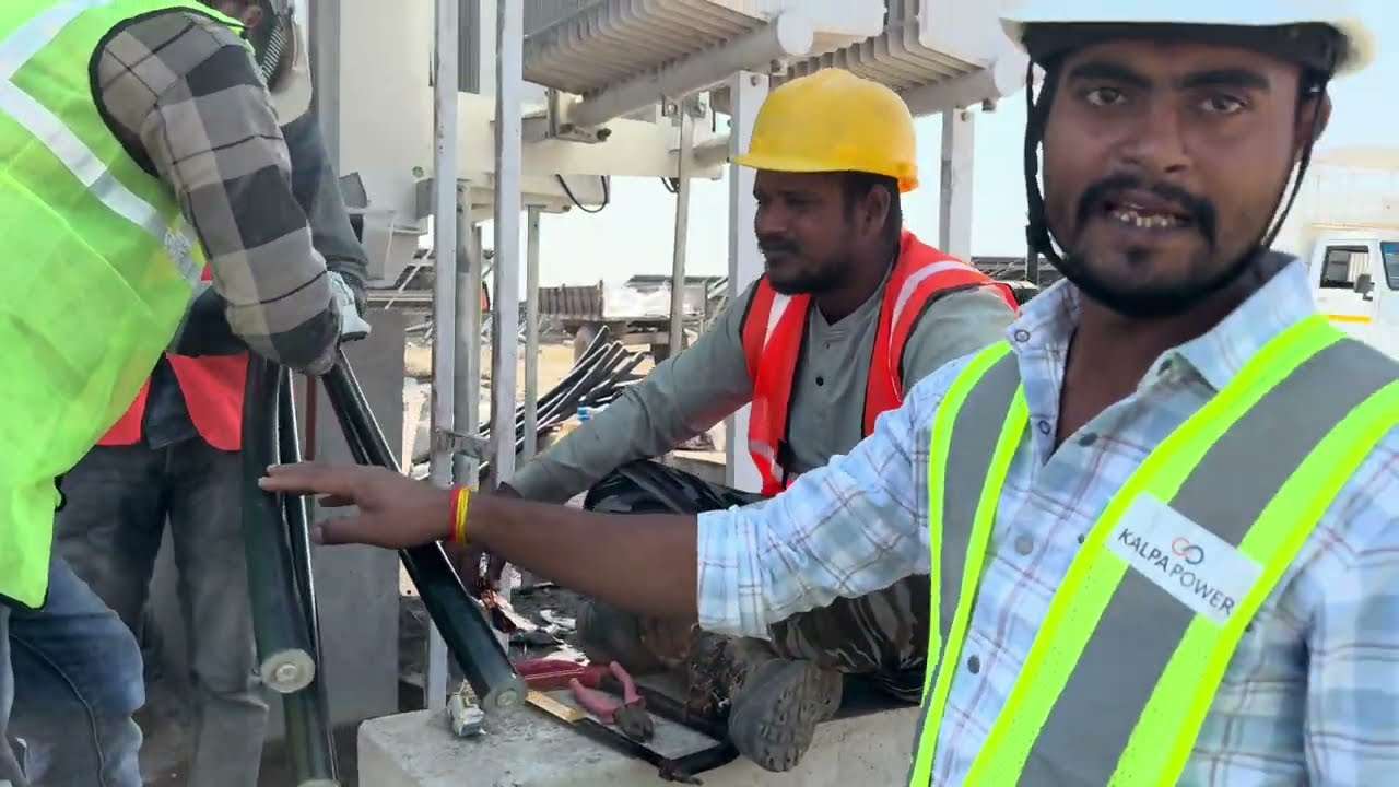 33kV HT Cable Termination | 3 Core 185 sqmm | 3M Heat Shrink Outdoor Kit Complete Procedure