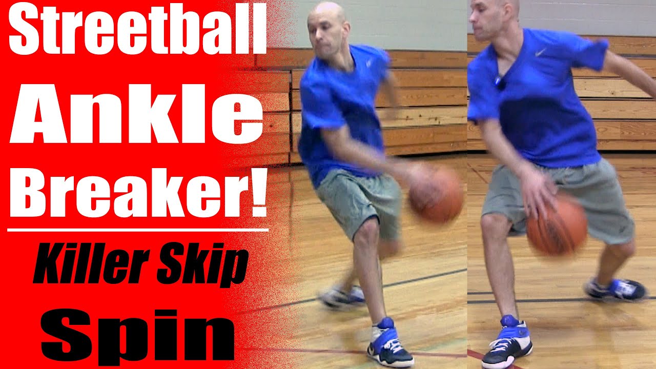 KILLER Skip Spin! Streetball Ankle Breakers: How To | Snake