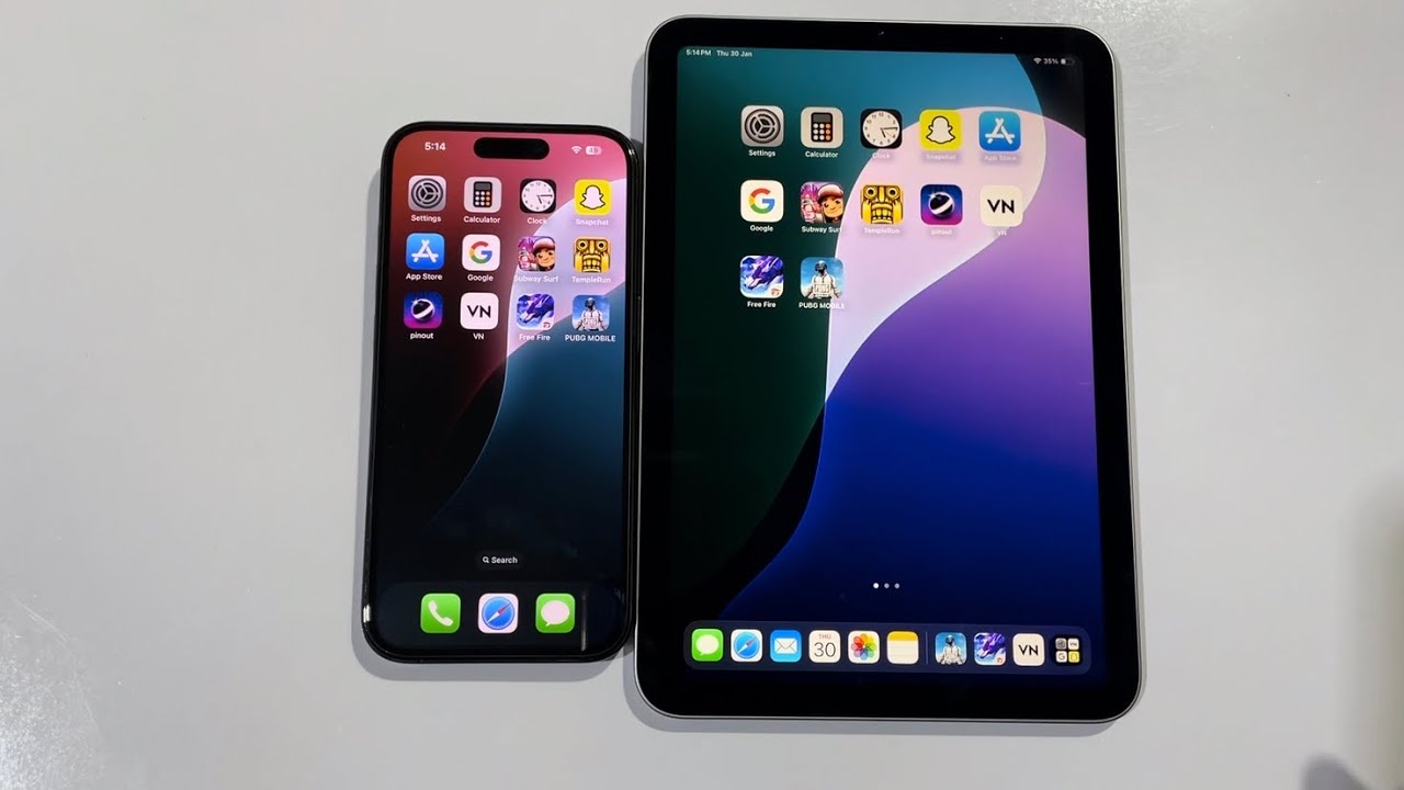 iPad Mini 7 vs iPhone 15 Pro - Speed Test