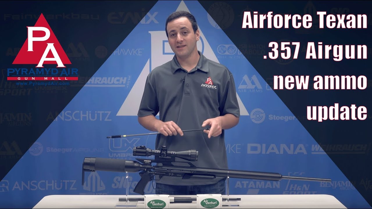 Airforce Texan .357 Airgun - new ammo update