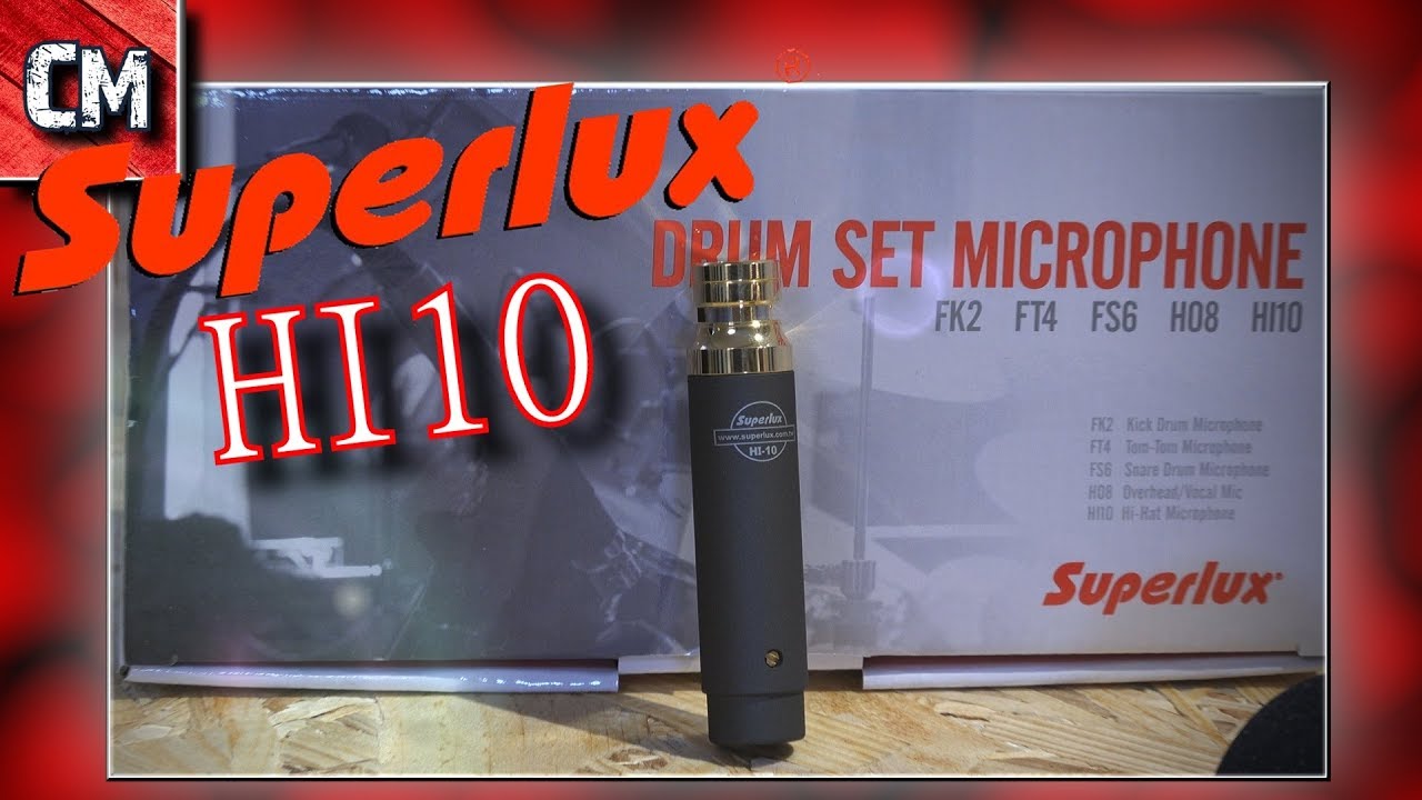 Superlux HI10 mic 🔺various instruments performance