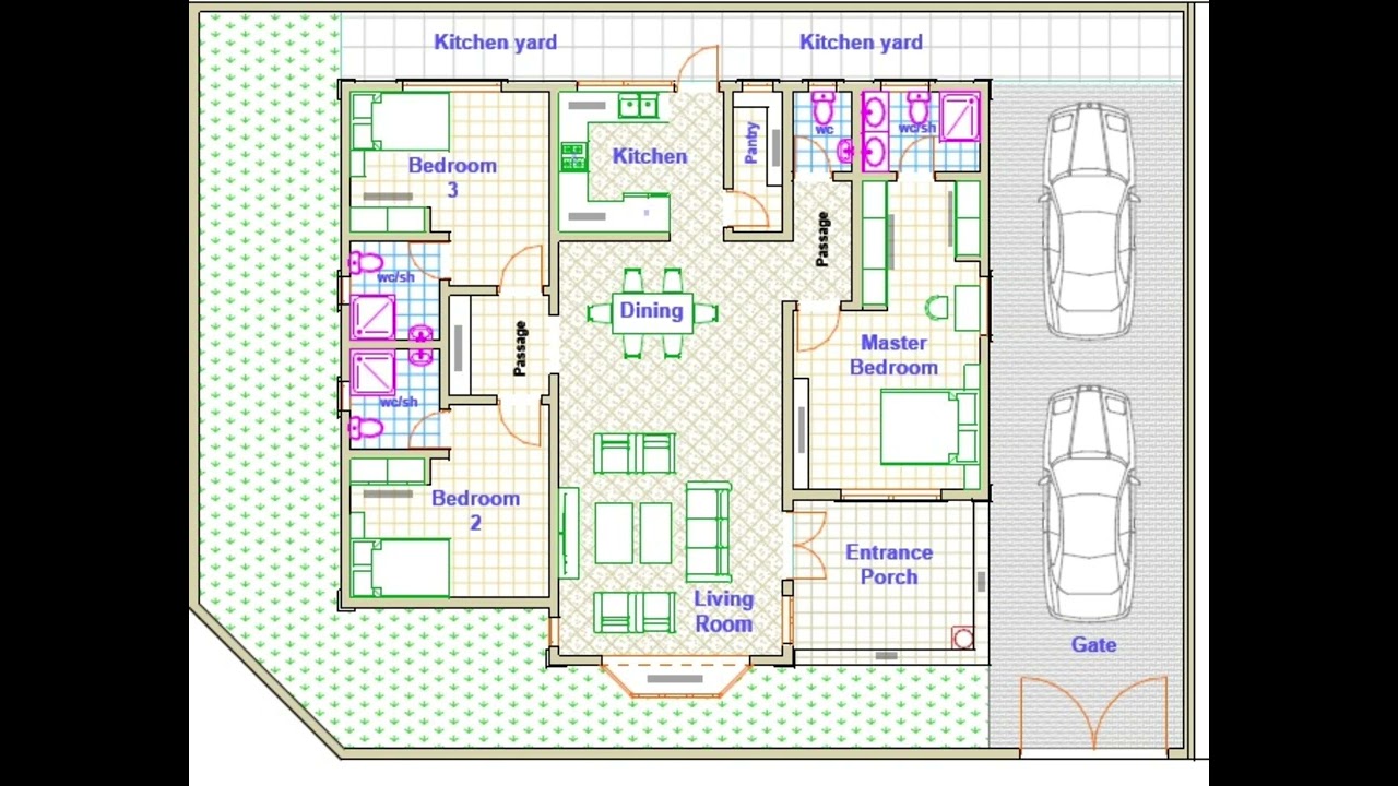 Simple house plan design