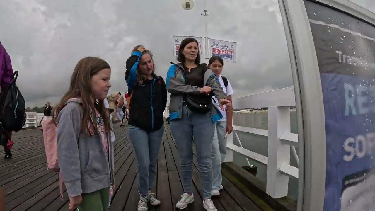4K Poland Sopot Walk Longest Pier in Europe Spaziergang  2025