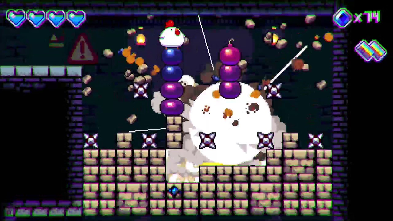 【Bomb Chicken】100% No Damage Clear / 1h08m17s【ﾎﾞﾑﾁｷﾝ】