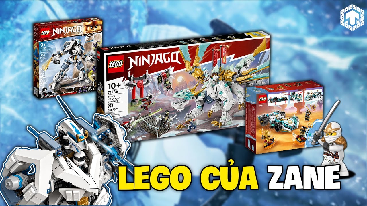 NINJAGO: 10 Bộ Lego Nổi Bật Của Zane Ninja Băng Giá | Tổng Hợp Ninjago | Ten Tun