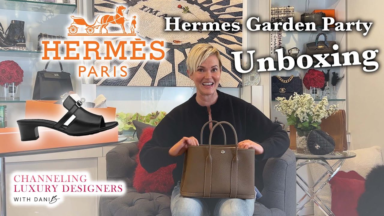 HERMES GARDEN PARTY Unboxing, RTW Sweater & Leather Shoes! My HERMES HAUL Summer 22! Ready to Wear